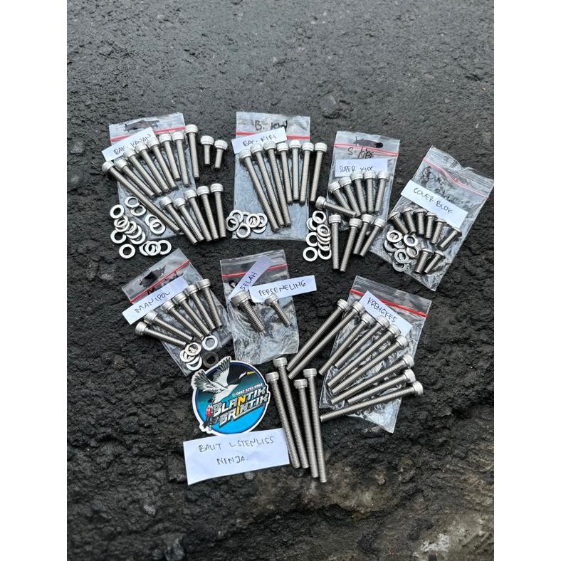 Baut l mesin stenlis ninja r ss baut mesin stenlis ninja r ss full set