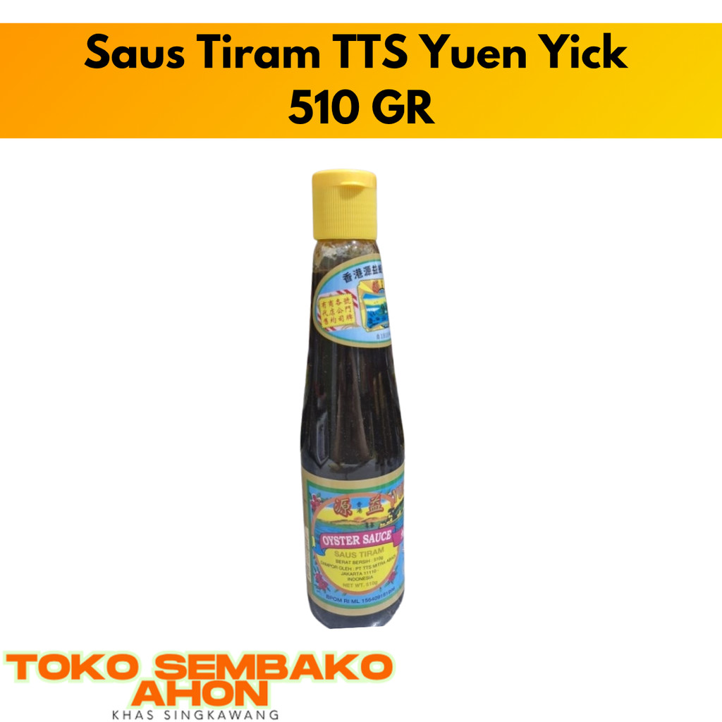 

Saus Tiram TTS Yuen Yick Oyster Sauce 510 gr (BESAR) / HAO JIU / HAOJIU / Saus Tiram Botol Besar / Yuen Yick Oyster Sauce
