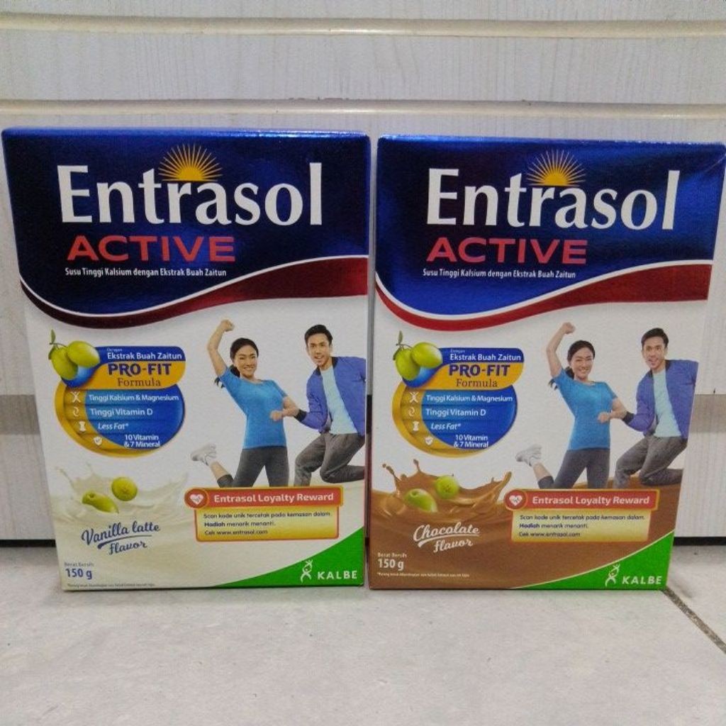 

ENTRASOL ACTIVE Chocolate,Vanilla 150g
