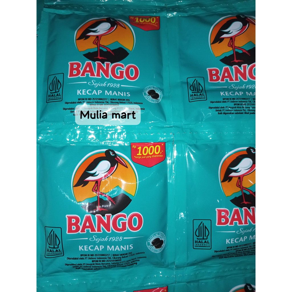 

[1Renceng] Bango Kecap 12 Sachet x 20ml 1000an ekonomis