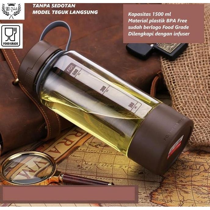 Botol Air Minum Infuser Bpa Free Fga 1000 Ml