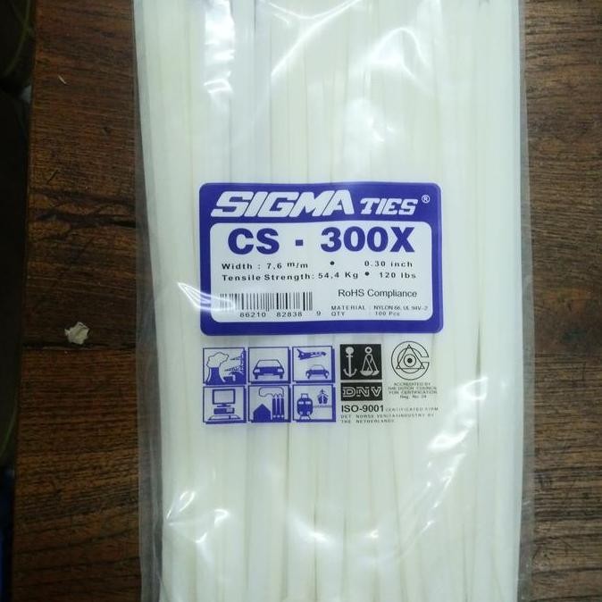 

KABEL TIES 30CM (CS-300X) SIGMA ORIGINAL DAN TERPERCAYA