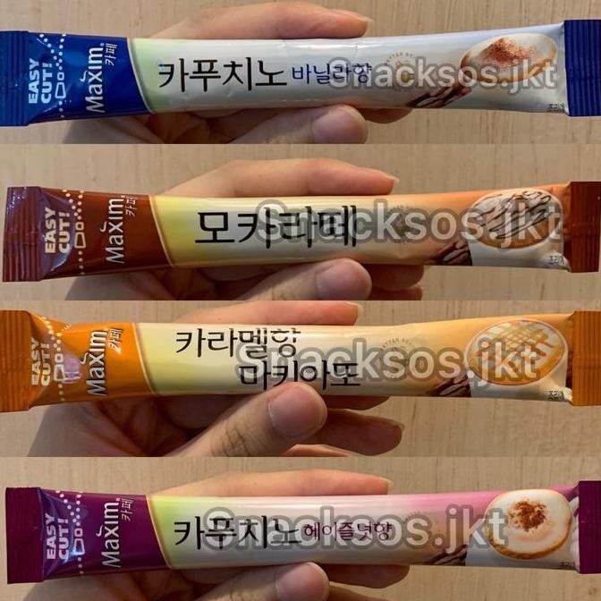 

[PC] MAXIM COFFEE CAFE MOCHA LATTE / CAPPUCCINO VANILLA / HAZELNUT / CARAMEL MACCHIATO KOREA