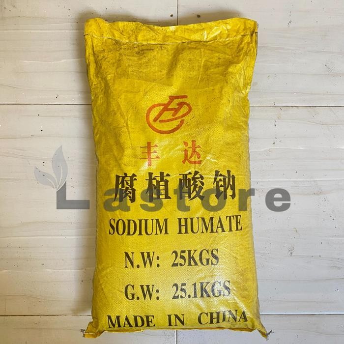 SEDIA Asam Humat 25 kg / Sodium Humate / Humic acid / penyubur tanah organik