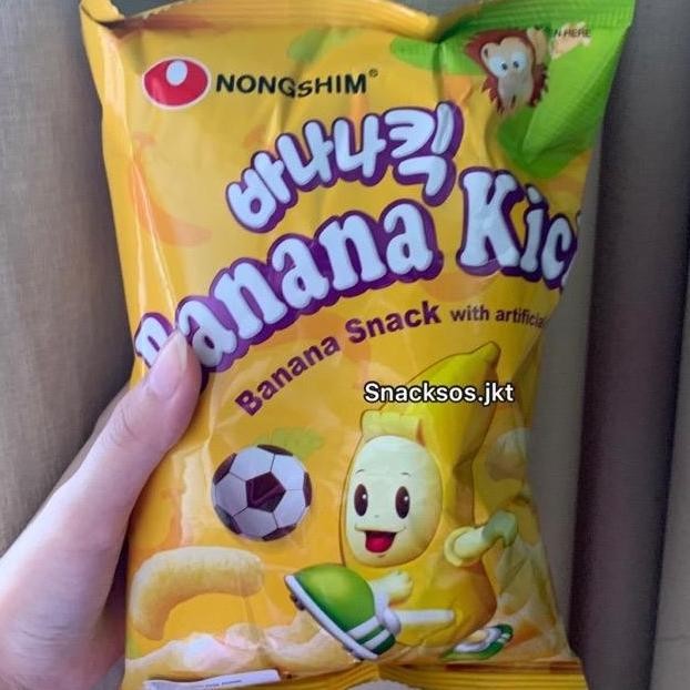 

Nongshim BANANA SNACK KICK - KOREAN SNACK - MAKANAN RINGAN KOREA