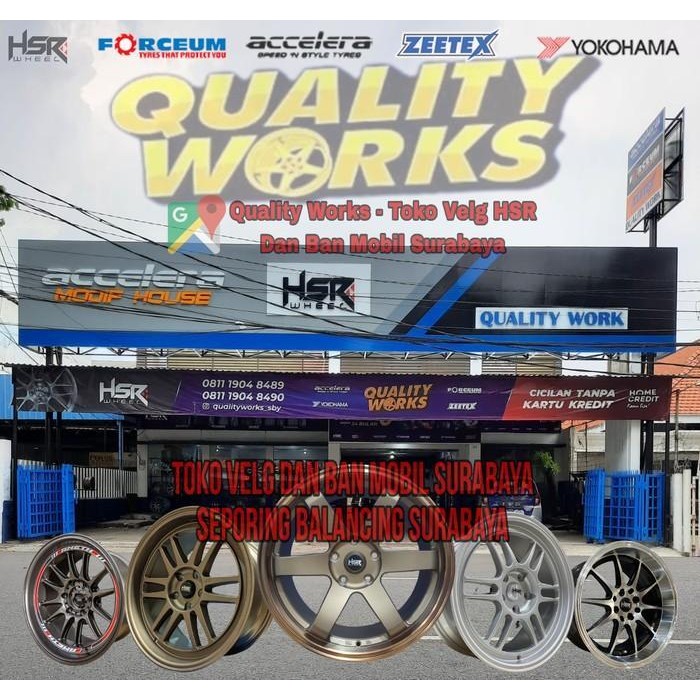 Ban Donat Velg Celong Ring 15 Accelera 175 55 R15 Phi-R Ban Mobil