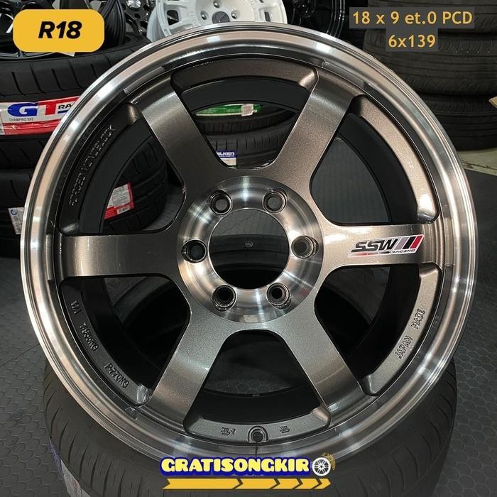 Velg Racing Mobil 18 Ssw Original Thailand Te37 R18 Pajero Fortuner R