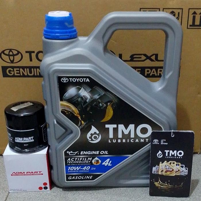 Oli Mobil  Tmo 10W - 40 + Filter Oli Xenia Calya Agya Sigra Avanza