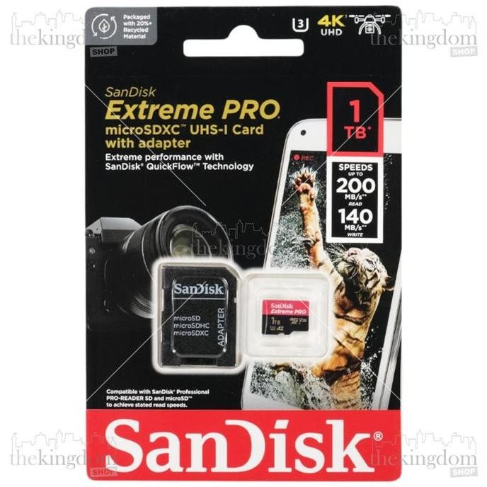 Extreme Pro MicroSD MicroSDXC Card V30 U3 Class 10 150 200MB/s 1TB Memory Camera Kamera CCTV IP Dash