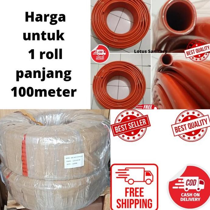 Pipa Air Panas Orange Selang M Rifeng Water Heater 1/2" Roll 100Meter