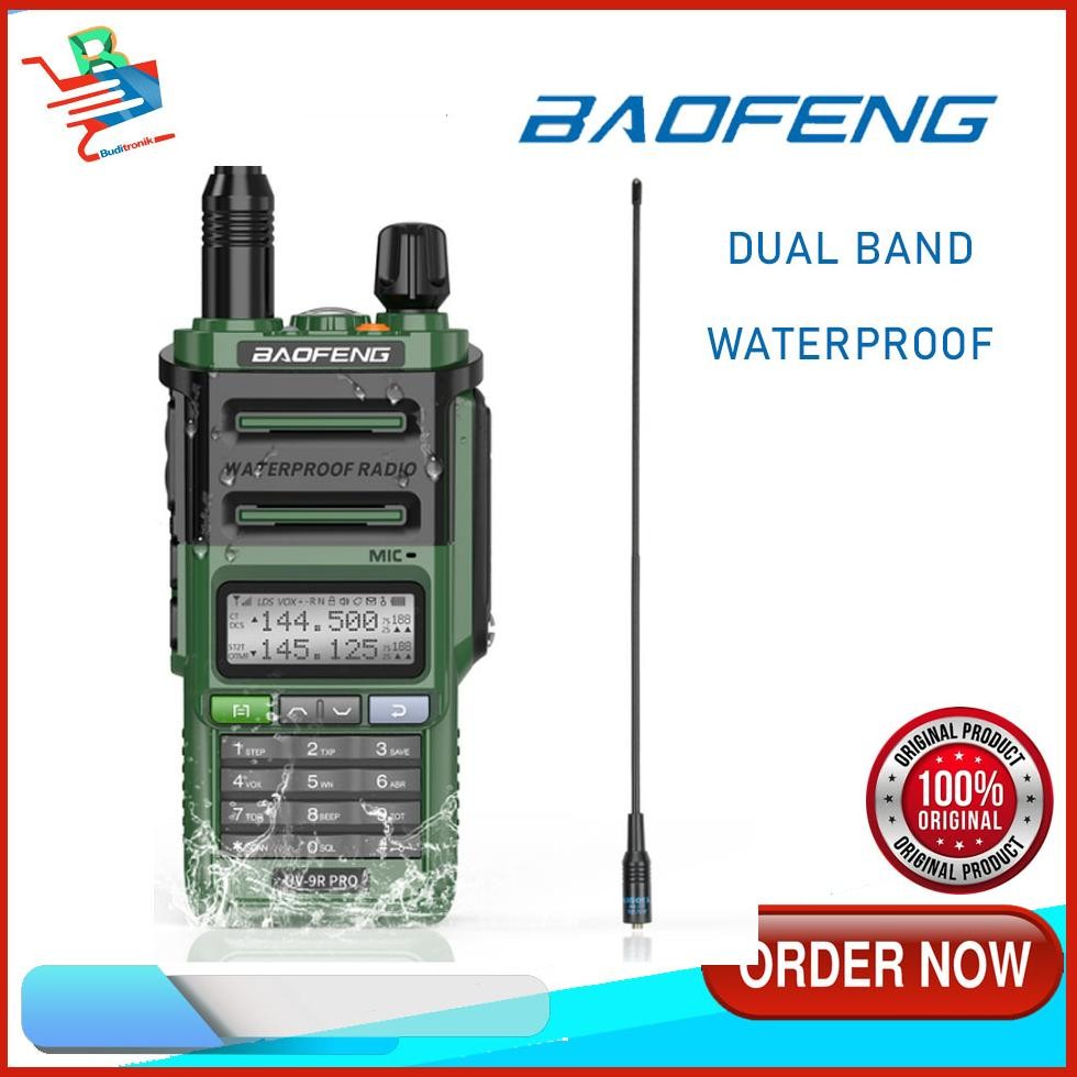 NEW HT Baofeng UV-9R Pro / Walkie Talkie Baofeng Dual Band Waterproof [terbaik][terlaris]