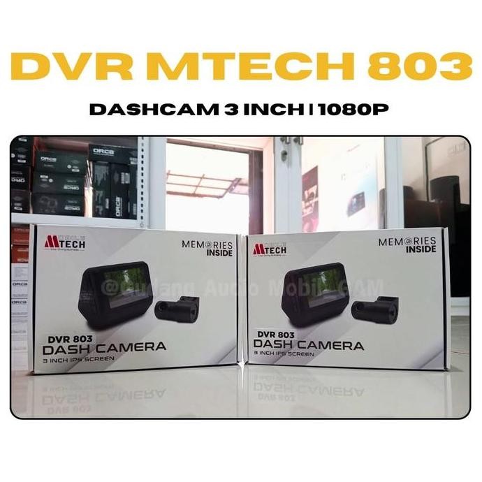 DVR Mobil Dashcam / Dash Cam MTECH (Mobile Tech) 3" inch