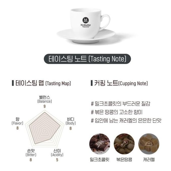 

McNulty Ice Black Americano Coffee Kopi Korea