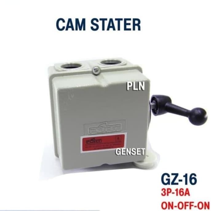 Cam Starter / Ohm Saklar / Cos / Genset / Handle 3P 16A Gz Fort