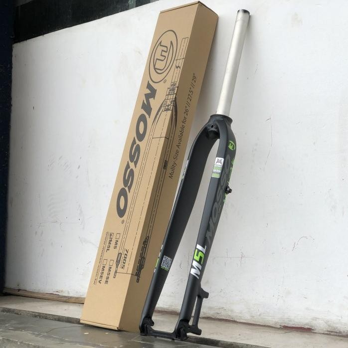 Part Sepeda Fork Mosso M5L Hijau Porok Rigid Mtb Gravel 26 275 29 700C Alloy 7005