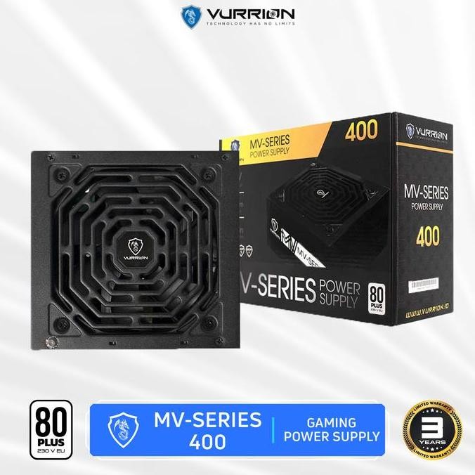 TERBARU - POWER SUPPLY / PSU / ATX PSU - VURRION MV SERIES 400