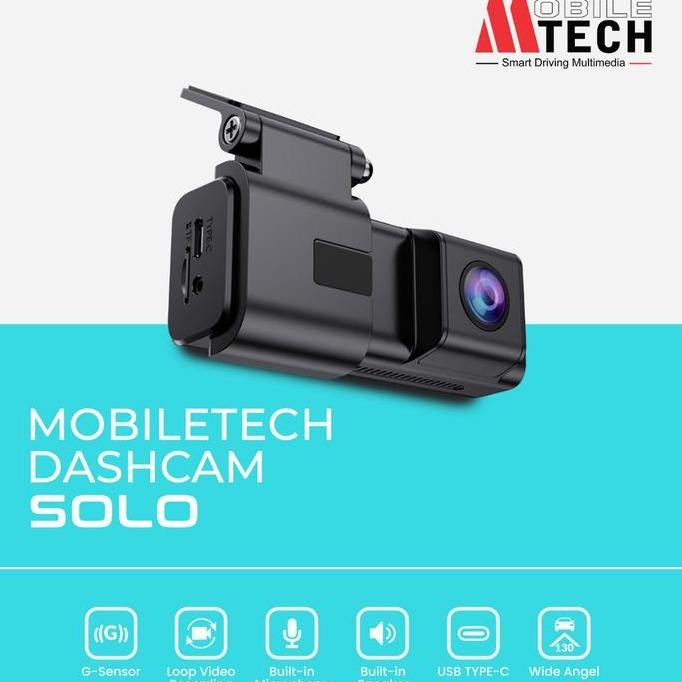 DASHCAM MOBIL MTECH SOLO 1 FRONT CAMERA TANPA MEMORY CARD