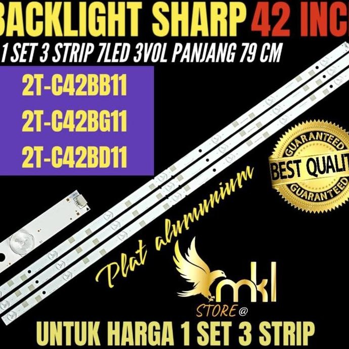 TERMURAH - BACKLIGHT TV LCD LED SHARP 42 INCH 2T-C42BB11-2T-C42BG11-2T-C42BD11