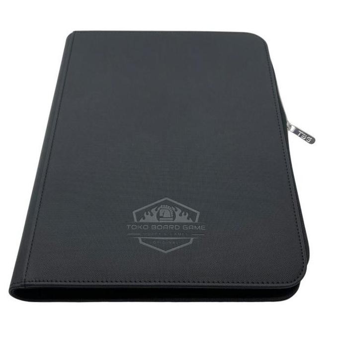 

BEBAS ONGKIR - Premium Leather 9 Pocket Zipper Page Binder | 540 Cards - Card Album - Toko Board Game - TBG