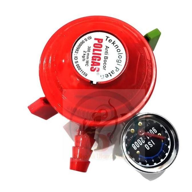 Promo Regulator Lpg/Elpiji Poligas Double Lock Regulator Gas Lpg Anti Bocor