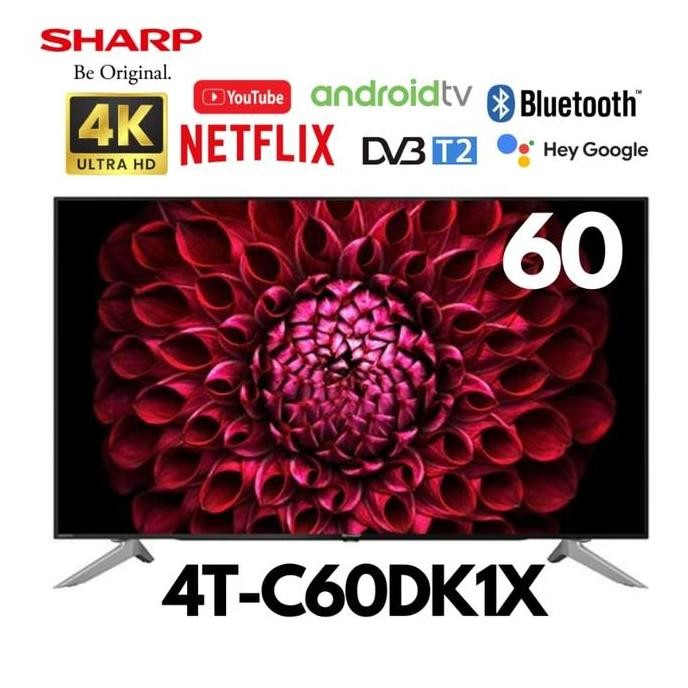 TERBARU - Sharp led tv android 60inch 4T-C60DK1X(60inch).