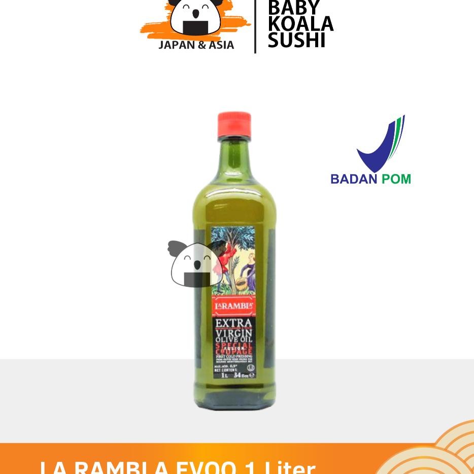 

La Rambla Extra Virgin O Oil Minyak Zaitun 1 L Halal Evoo Spanyol