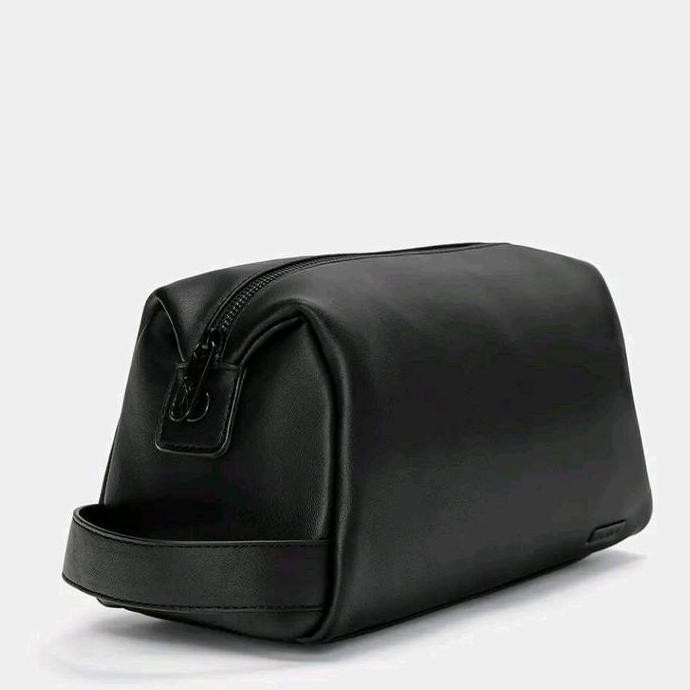 Pouch Bag Pull And Bear Clutch Pria Original Hitam