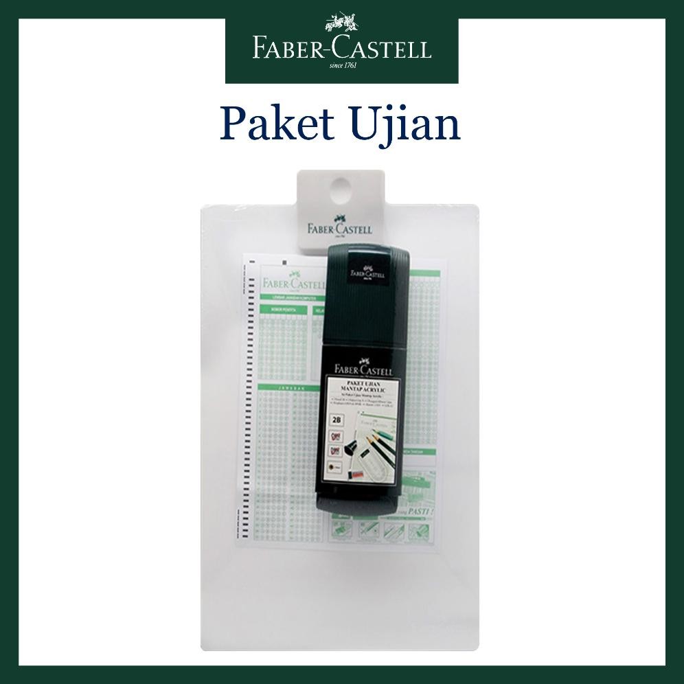 

Paket Ujian Faber Castell / Paket Ujian Mantap Lengkap dengan Papan Acrylic DiM