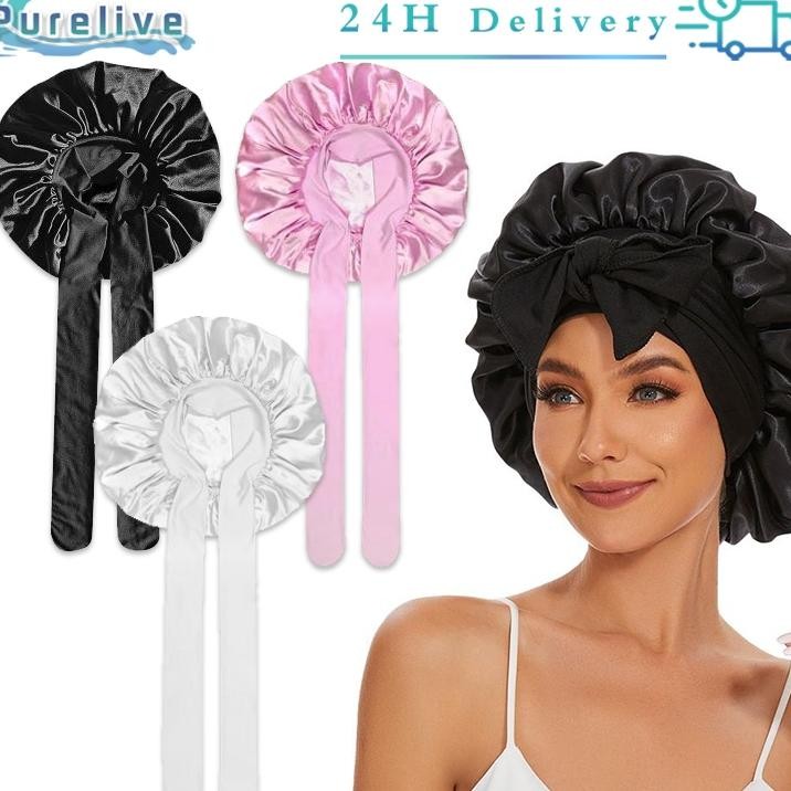 Hair Bonnet Satin Cap Nht Silk Cap Hair Silk Hair Wrap Sleep Cap Hair Bonnet