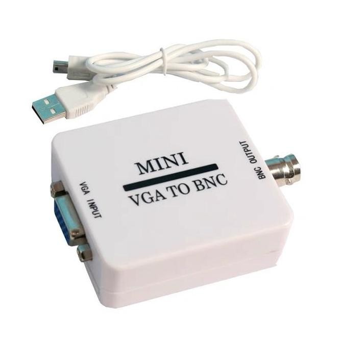 Konverter HD VGA To BNC 1920 X 1080 60hz USB Video Converter For HDTV Monitors TV