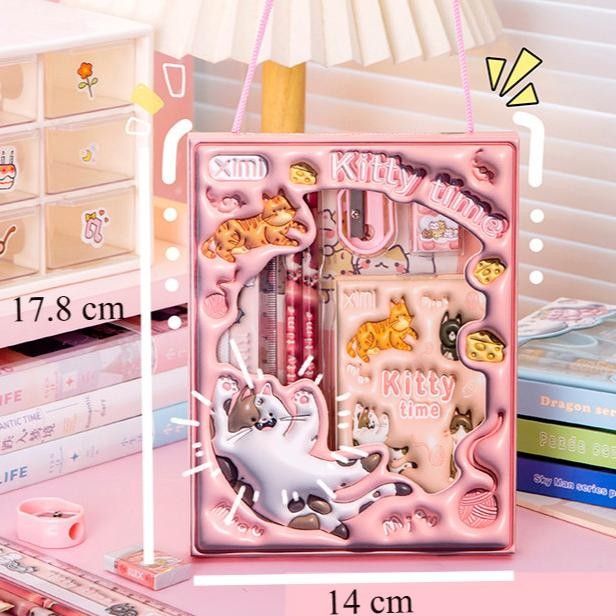 

Ter-46 [Karakterku] Set Alat Tulis Anak Sekolah Siswa Paket Lengkap Stationery Motif Lucu Pensil Kotak Pensil Cute Stationery Untuk Hadiah Souvenir Murah Terbaru Studyset-Ximi