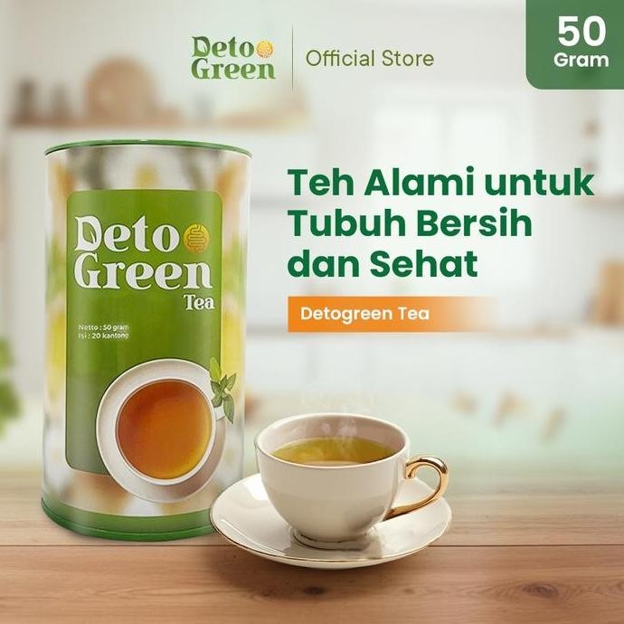 

Detogreen Tea Minuman Teh Celup isi 50 gr Bisa Air Panas/ Hijau/ Gula/ Honey ) Lemon (GMV) KM