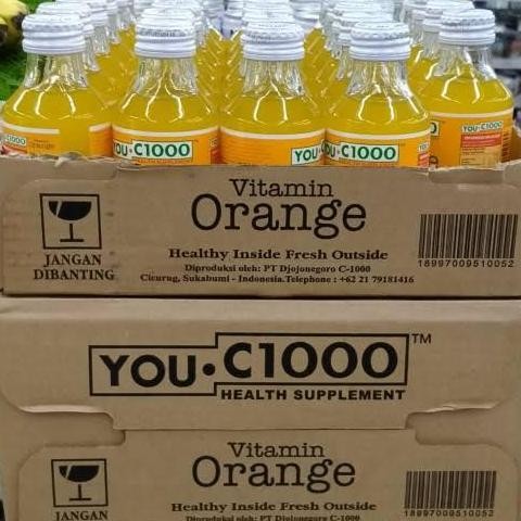 

You C 1000 Orange Dus Isi 30 Botol / Youc1000 Jeruk Dus Isi 30