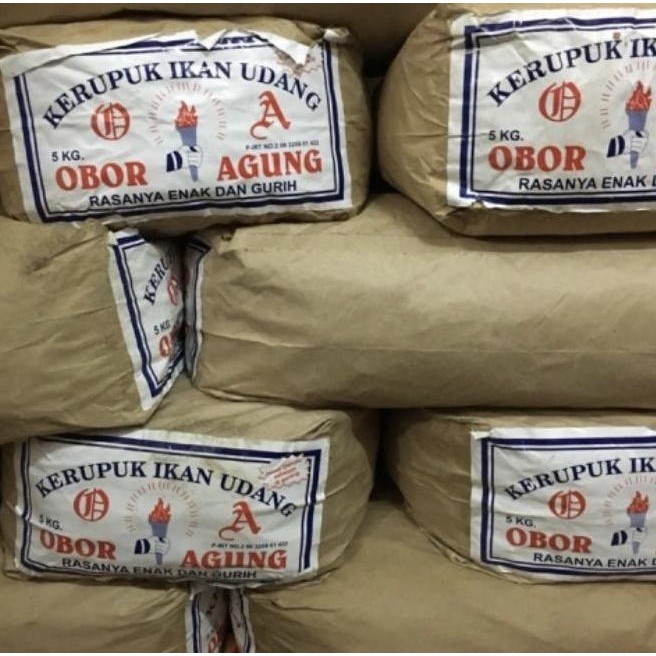 

Kerupuk Ikan Udang Obor Agung 5Kg