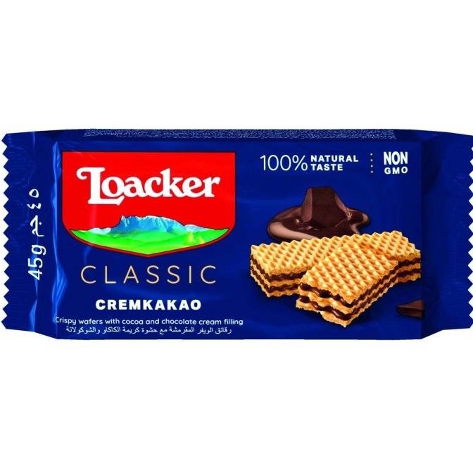 

READY STOCK Loacker Classic Cremkakao / Wafer Dengan Krim Cokelat 45 Gr