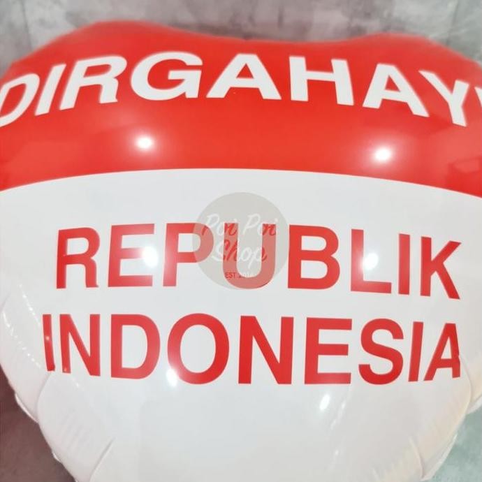 Balon Foil Bando 17 Agustus Hiasan Kemerdekaan HUT RI Merah Putih Aksesoris Lomba Dekorasi Berkualit