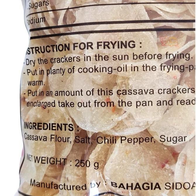 

Bahagia Kerupuk Singkong Ceriping Pedas 250G Kripik Food Snack Cemilan