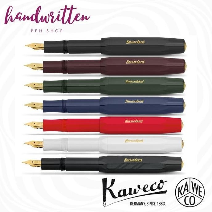

BEBAS ONGKIR - KAWECO Sport Fountain Pen Classic - Skyline - Frosted / Pulpen Pena