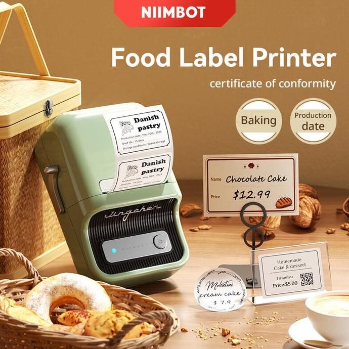 

Niimbot B21 Mesin Pembuat Label Pencetakan Foto Stiker Printer Label Termal Portabel Untuk Printer Label Rumah Toko Ritel Perhiasan Pakaian New Stok