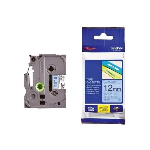 

Brother Ptouch Label Tape Tze-531 12Mm Black On Blue Tze531 Resmi New Stok