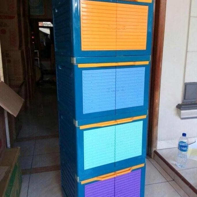 Stok Sj Lemari Plastik Club Jumbo Susun 4/Lemari Plastik Besar Susun 4 Club
