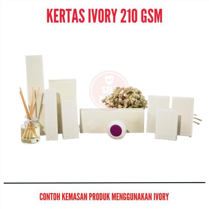 

new !!! kertas ivory 210 gsm ukuran A4 isi 50 lembar