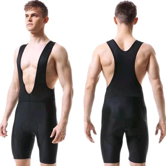 TERLARIS - Maero-Celana sepeda Bib pendek Celana sepeda Bib fullblack coate