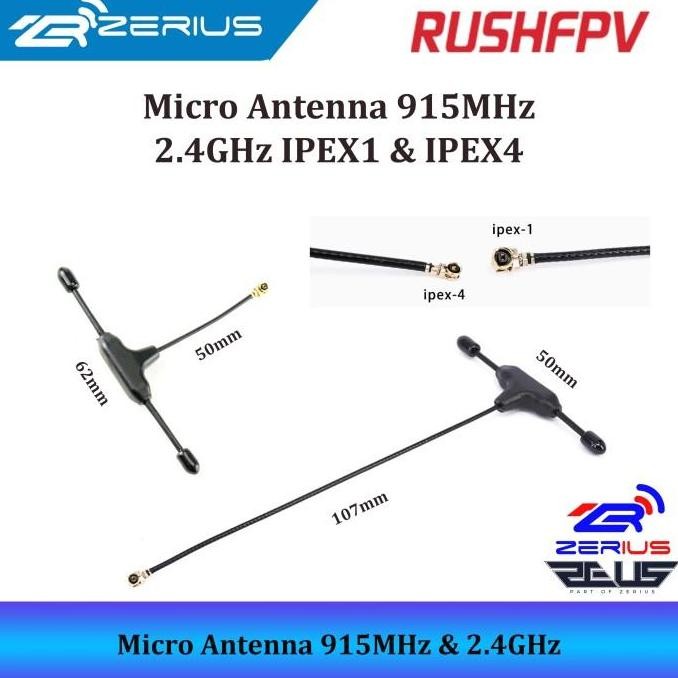 Sale Rushfpv Micro Antenna 915Mhz & 2.4Ghz Ipex1 Ipex4 Elrs Tbs Antenna