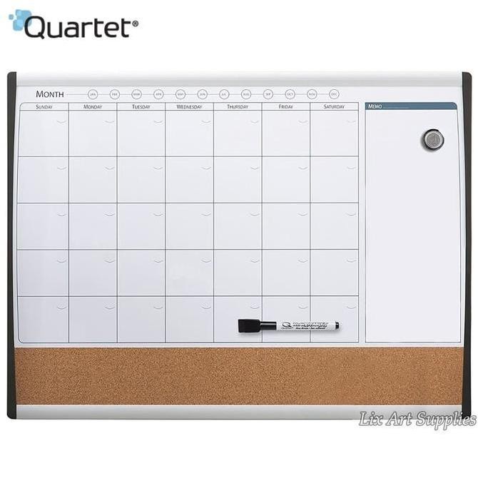 

TERLARIS - QUARTET Arc Frame Combination Planner Board 43 x 58 cm (Whiteboard)