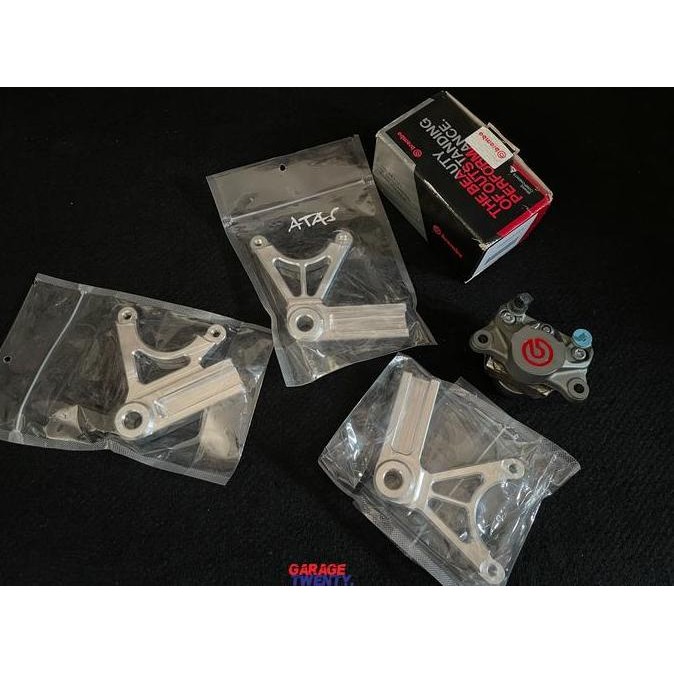 Kaliper brembo 2P original plus bracket belakang ninja RR murah
