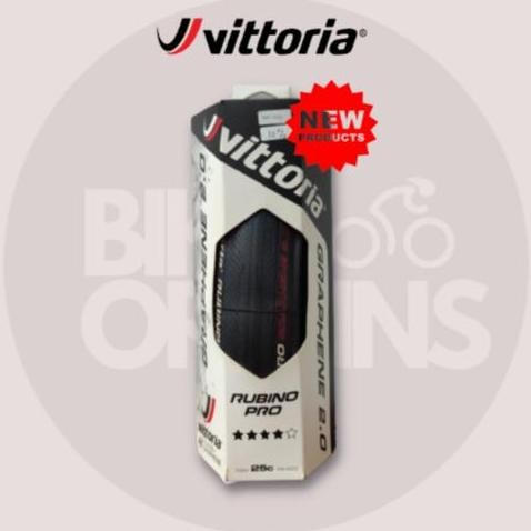 Ban Luar Vittoria RUBINO PRO Graphene 2.0 Tire Black 700x25c