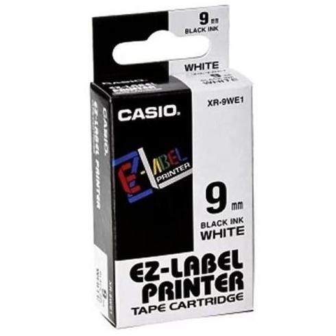 

Casio Ez Label Printer Xr-9We1 9Mm Black On White Label Printer Tape C New Stok