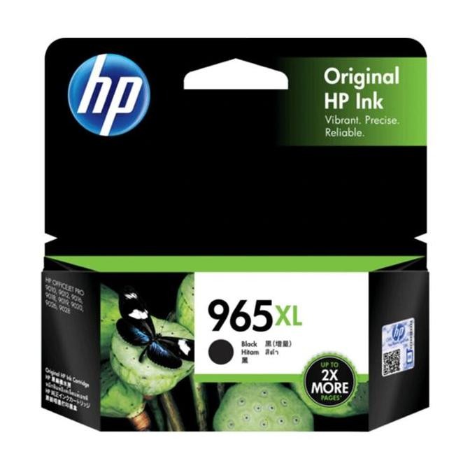 Hp Original Ink Cartridge 965 Xl 965Xl Black New Stok