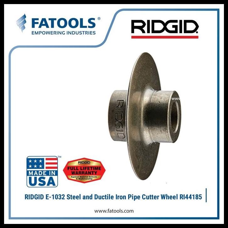 

GRATIS ONGKIR RIDGID 44185 E-1032 PIPE CUTTER WHEEL 32895 42370 58657 MATA PISAU !!!!